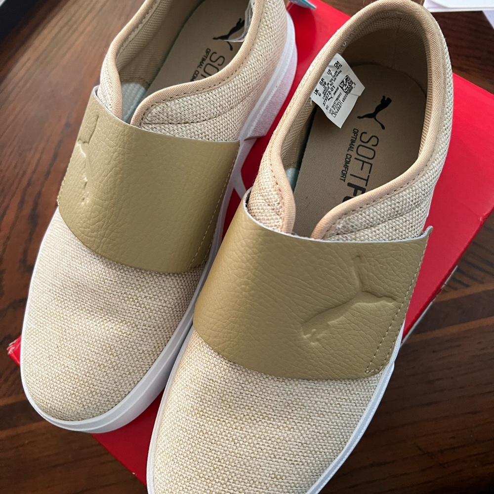 Size 7 puma EL REY II slip on textile